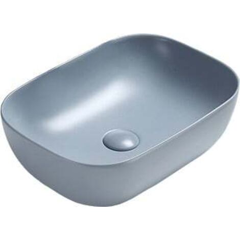 Mexen Rita lavello da appoggio 45 x 32 cm, grigio-blu opaco - 21084569