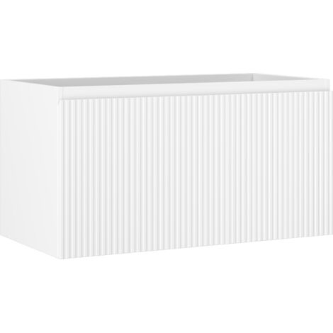 Mexen Rivel armoire de salle de bain sous lavabo 90 cm, 1 tiroir, rainurée, blanc mat - 91A20-09047-1-BF01