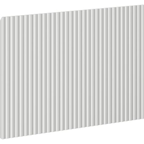 Mexen Rivel devant rainuré pour caisson de meuble de salle de bain 60 x 43,5 cm, gris mat - 91A20-0600-470-1-62