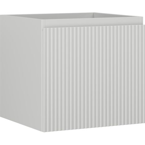 Mexen Rivel mueble de ba帽o bajo lavabo de 50 cm, 1 caj贸n, ranurado, gris mate - 91A20-05047-1-BF62