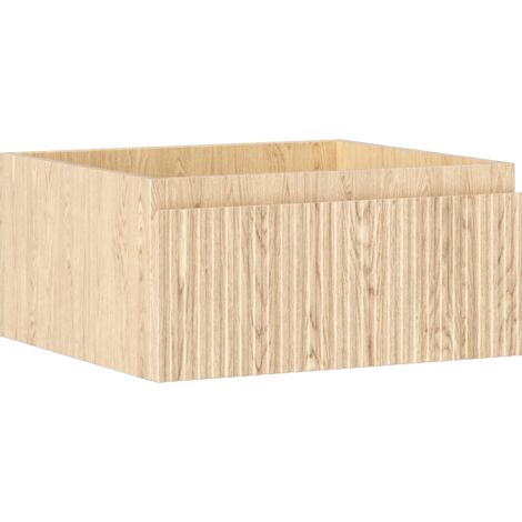 Mexen Rivel mueble de ba帽o para lavabo 50 cm, 1 caj贸n, ranurado, roble - 91A20-05023-1-BF81