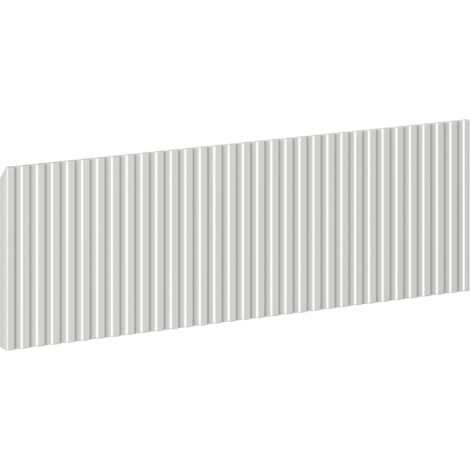 Mexen Rivel panneau avant rainuré pour meuble de salle de bain 50 x 20 cm, gris mat - 91A20-0500-235-1-62
