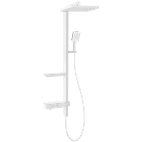 Mexen Roar set doccia esterno con soffione e miscelatore, bianco - 78105-20