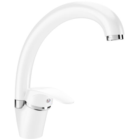 Mexen Rosa grifo de cocina, blanco - 670800-20