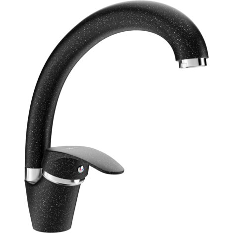 Mexen Rosa grifo de cocina, negro moteado - 670800-76