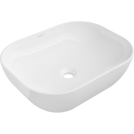 Mexen Rosa lavabo de sobre encimera 50 x 40 cm, blanco - 21095000