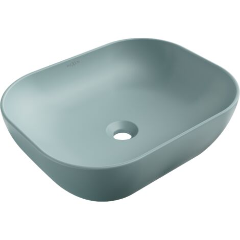 Mexen Rosa lavandino da appoggio 50 x 40 cm verde chiaro opaco - 21095048