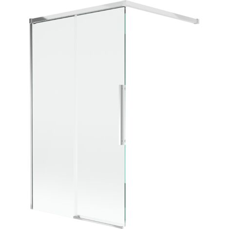 Mexen Rox mampara de ducha corredera de 2 puertas 100 x 150 cm, transparente, cromo - 8C9-100-003-01-00