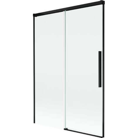 Mexen Rox paratia doccia 2 ante scorrevoli 120 x 150 cm, trasparente, nero - 8C9-120-001-70-00