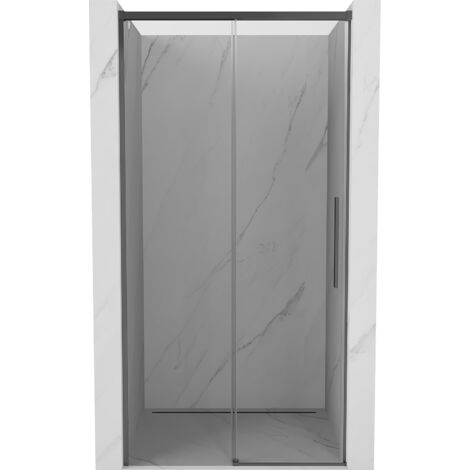 Mexen Rox porte de douche coulissante 130 cm, transparent, gun metal - 8C2-130-000-95-00