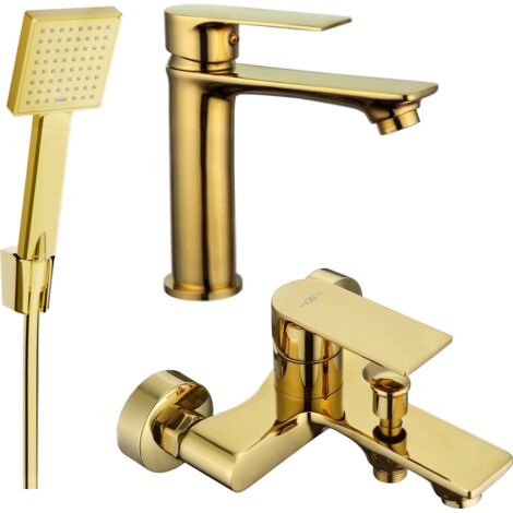 Mexen Royo R45 set da bagno, oro - 72203R45-50