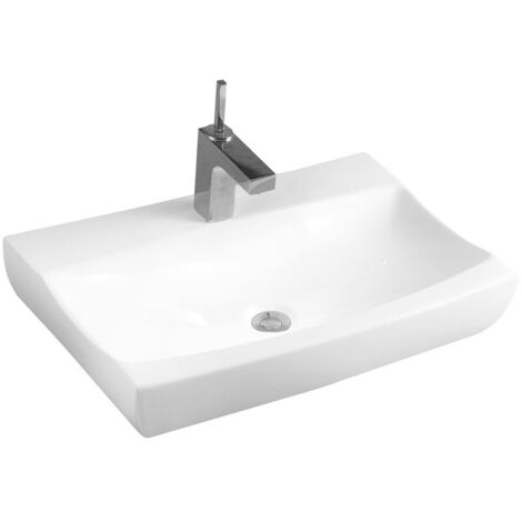 Mexen Sally lavabo sobre encimera 62 x 40 cm, blanco - 21076200
