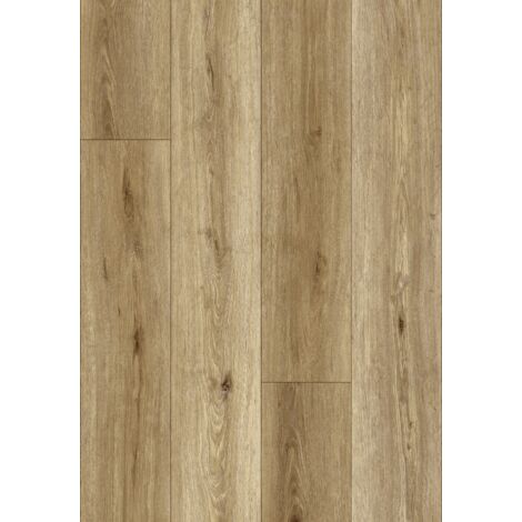 Mexen Sanford paneles de vinilo 1240 x 182 mm SPC 6,5 mm, base IXPE 1,5 mm, 4 V-Fuga, Roble - F1059-1240-182-505-4V1-01