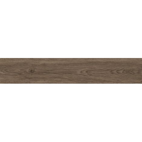 Mexen Savana Gres émaillé rectifié Teck G1, carrelage aspect bois pour sol et mur 120 x 20 cm, carving - TL614-120-020-05