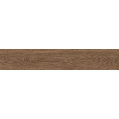 Mexen Savana Gres marron émaillé rectifié G1, carreau effet bois pour sol et mur 120 x 20 cm, carving - TL614-120-020-01