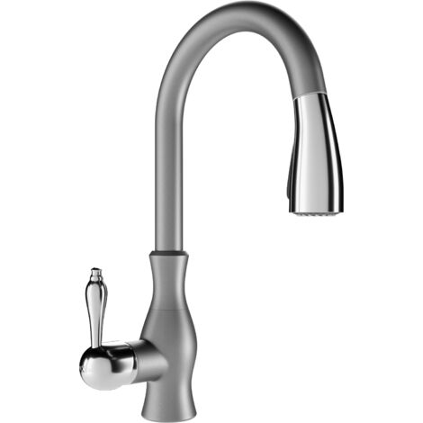 Mexen Savita robinet de cuisine, Gris - 672601-61