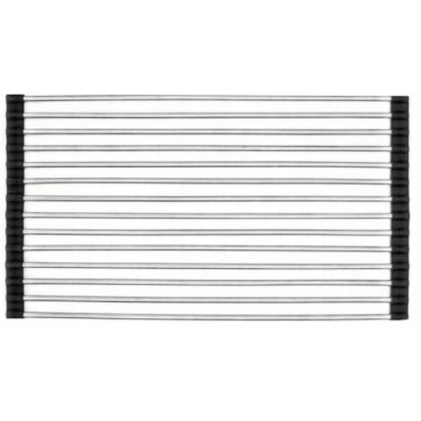 Mexen scolatoio da cucina pieghevole per stoviglie, nero - 660949-70
