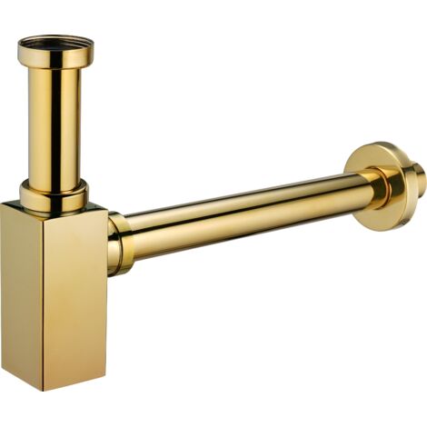 Mexen semisif贸n cuadrado para lavabo, dorado - 79960-50