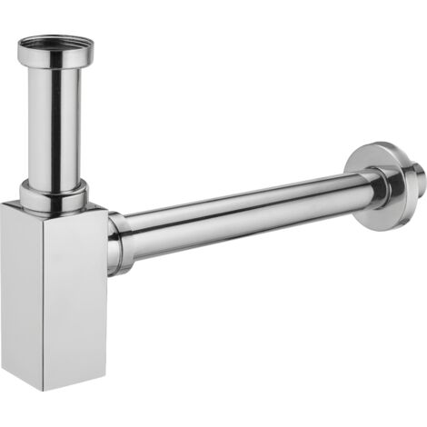 Mexen sif贸n cuadrado para lavabo, cromo - 79960-00