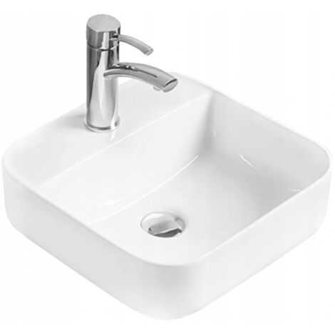 Mexen Silvia lavabo sobre encimera 39 x 39 cm, blanco - 21863900