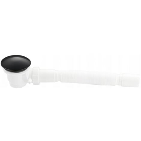 Mexen siphon pour receveur avec décanteur, noir - 49000-70