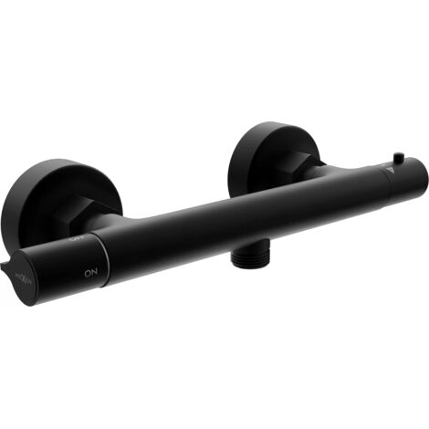 Mexen Slim miscelatore termostatico per doccia, nero - 77105-70