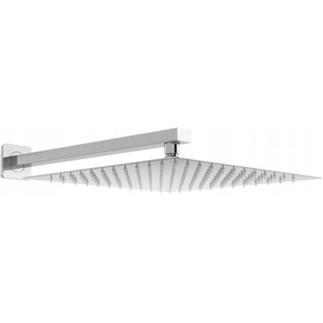 Mexen Slim rociador de ducha 30 x 30 cm con brazo de ducha, cromo - 79130112-00