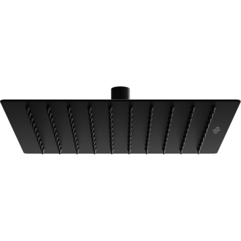 Mexen Slim soffione doccia 25 x 25 cm, nero - 79125-70