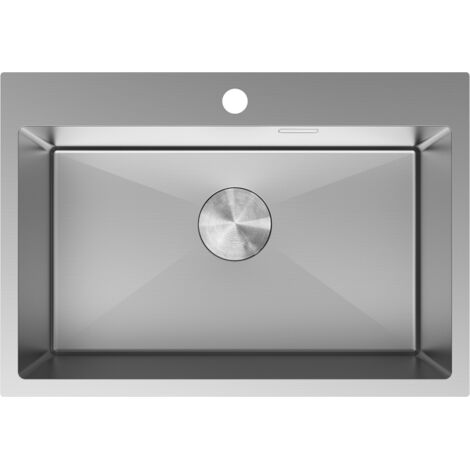 Mexen Solix Edelstahlspüle 1-Becken 650 x 450 mm, Inox - 6403651000-01