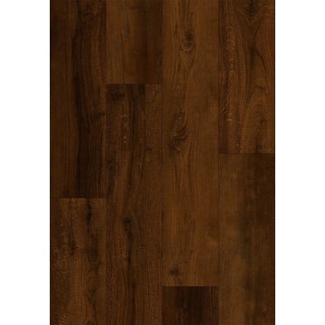 Mexen Stockton échantillon de panneaux vinyles 1240 x 182 mm SPC 6,5 mm, sous-couche IXPE 1,5 mm, 4 V-Fuge, Chêne - F1141-S
