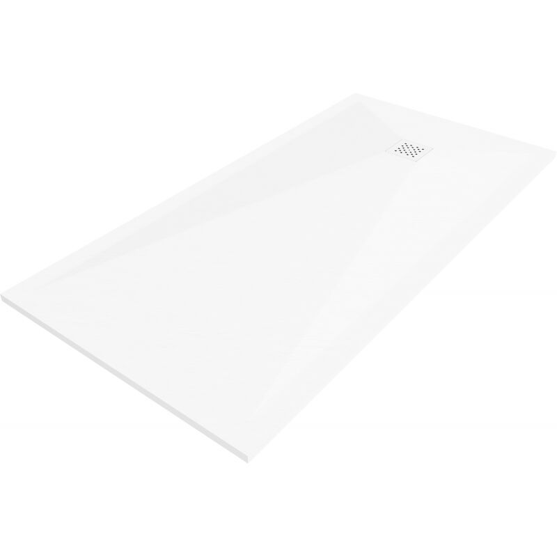 Mexen Stone Piatto Doccia Composito Rettangolare 180 X 80 Cm, Bianc...