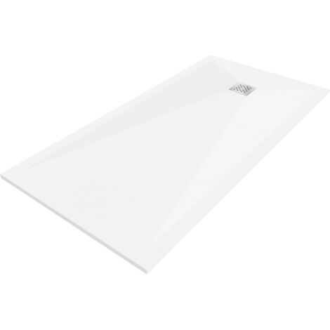 Mexen Stone+ plato de ducha compuesto rectangular 180 x 100 cm, blanco - 44101018
