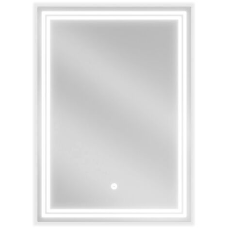 Mexen Taco specchio da bagno retroilluminato 50 x 70 cm, LED 6000K, antiappannamento - 9805-050-070-611-00