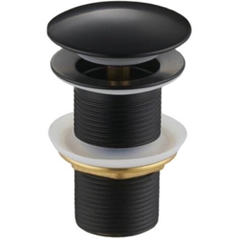 Mexen tap贸n click-clack redondo, negro - 79910-70