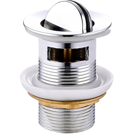 Mexen tappo clic-clac rotativo con troppopieno, cromo - 79923-00