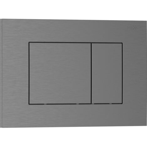 Mexen Tex 02 Spültaste, gebürstetes Gun Gray - 6102-12