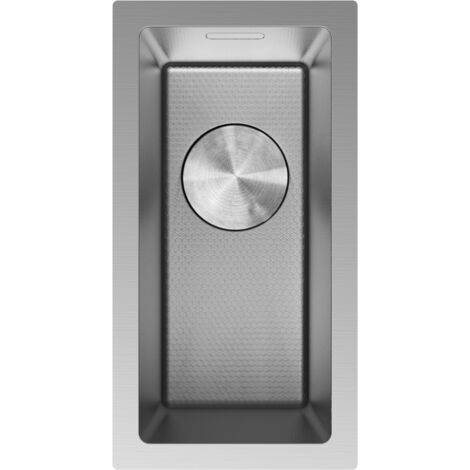 Mexen Trixo lavello in acciaio inox 1 vasca 230 x 440 mm, inox HC - 6411221000-01HC