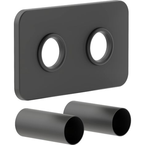 Mexen Uni-Term S set di copertura doppio per radiatore, antracite - W910-000-66