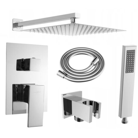 Mexen Uno DR02 set doccia ad incasso, cromo - 71435DR02-00
