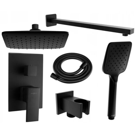 Mexen Uno DR62 set doccia incasso, nero - 71435DR62-70