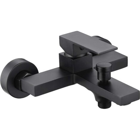 Mexen Uno grifo de ba帽era, negro - 71430-70