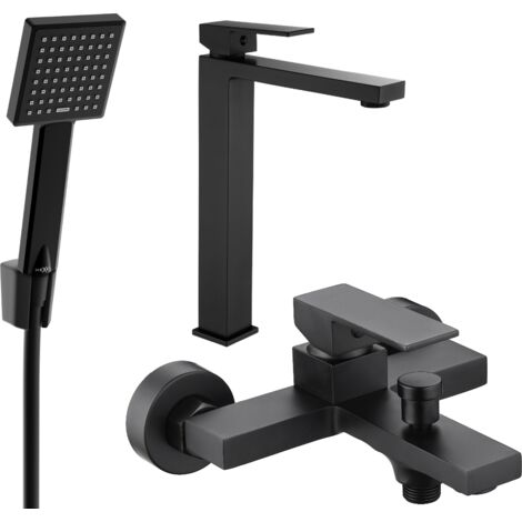 Mexen Uno R45 set bagno, nero - 71413R45-70