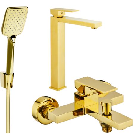 Mexen Uno R62 set da vasca, oro - 71413R62-50