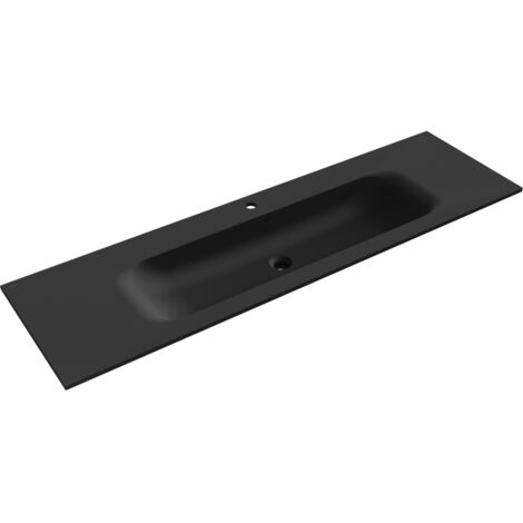 Mexen Vela Einbau-Waschbecken 161 x 46,5 cm, schwarz matt - 25231671