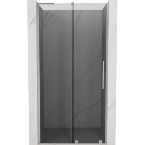 Mexen Velar L porte de douche coulissante 100 cm, graphite, nickel brossé - 871-100-003-41-97
