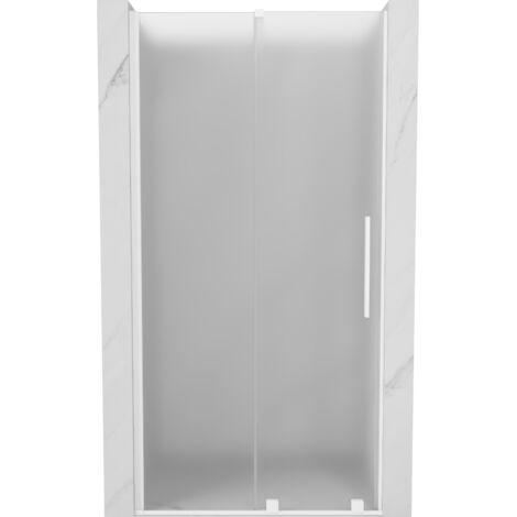 Mexen Velar Schiebetür-Duschwand 120 cm, matt, weiß - 871-120-000-31-20