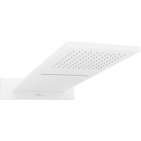 Mexen Waterfall ducha slim 50 x 22 cm, blanca - 79190-20