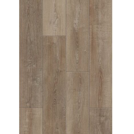 Mexen Windsor muestra de paneles de vinilo 1240 x 182 mm SPC 6,5 mm, base IXPE 1,5 mm, 4 V-Fuga, Roble - F1016-S