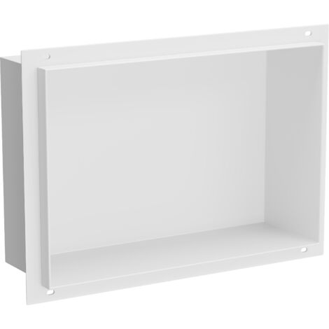 Mexen X-Wall-NR étagère encastrée sans rebord 30 x 20 cm, blanc - 1921302010