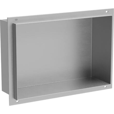 Mexen X-Wall-NR mensola a nicchia senza flangia 30 x 20 cm, inox - 1911302010